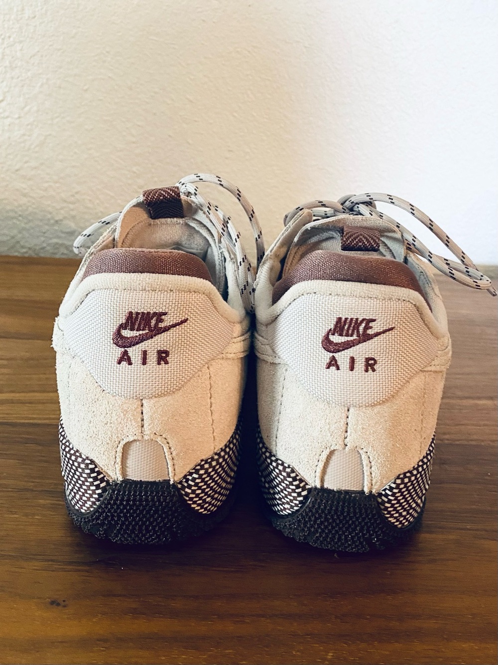 New Nike Air Force 1 Wild Sneakers Women’s 9 Platinum Violet Mauve Leather Suede - Picture 9 of 15